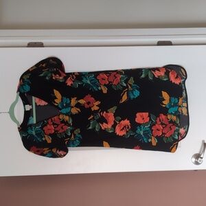 A New Day Floral V Neck Dress